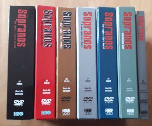 DVD A Soprank, teljes sorozat, 1-6. vad