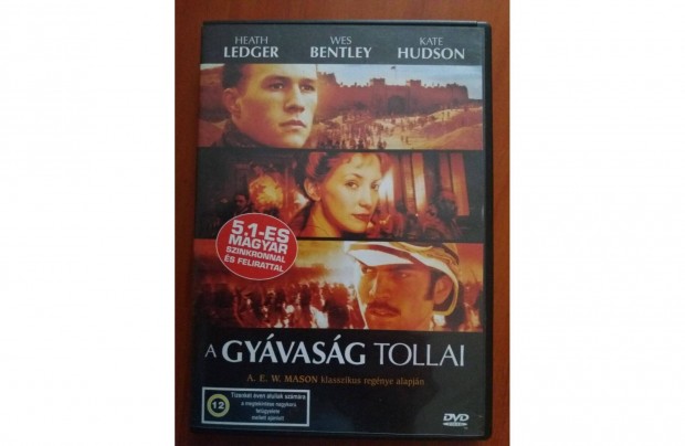 DVD A gyávaság tollai Heath Ledger