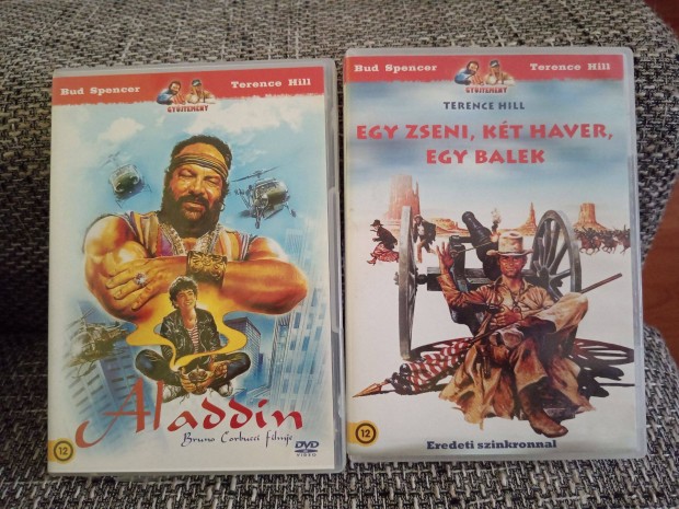 DVD Aladdin, Egy Zseni Kt Haver Egy Balek Terence Hill, Bud Spencer