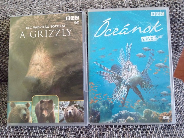 DVD BBC Vadvilg sorozat A Grizzly, cenok