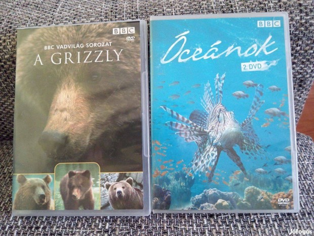 DVD BBC Vadvilg sorozat A Grizzly, cenok, Discovery