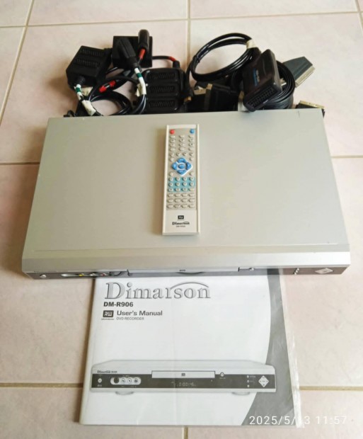 DVD/CD-Videomagno felvevő és lejátszó