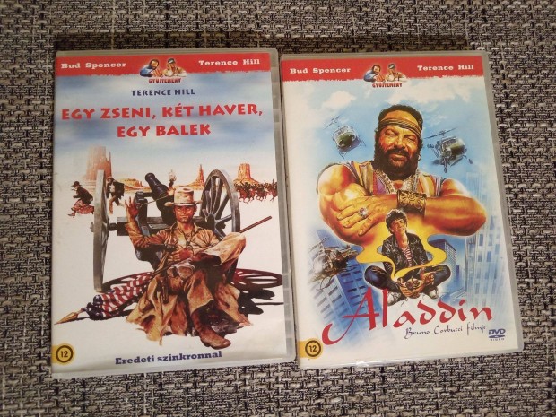 DVD Egy Zseni, Kt Haver, Egy Balek, Aladdin Terence Hill, Bud Spencer