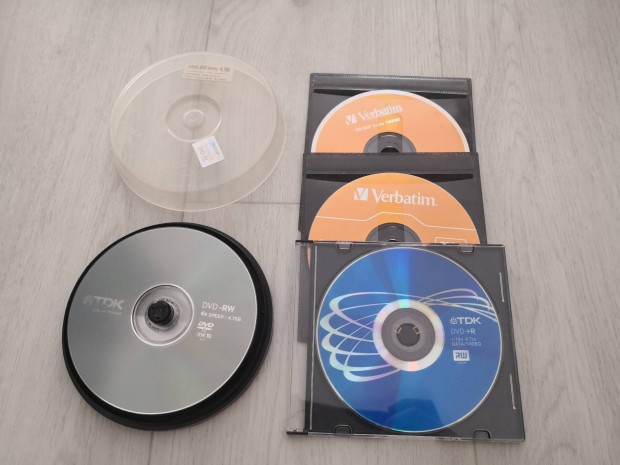 DVD-RW es CD-RW lemezek