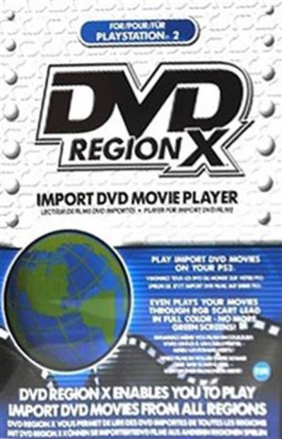 DVD Region X PS2 jtk