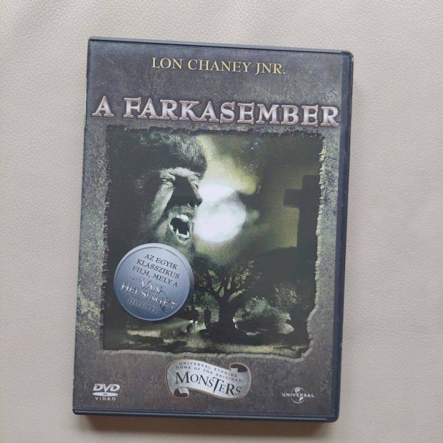 DVD: A farkasember (1941) - (Lon Chaney Jr.) - Universal kiads