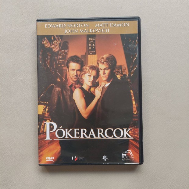 DVD: Pkerarcok (Matt Damon, Edward Norton, John Malkovich) (1998)