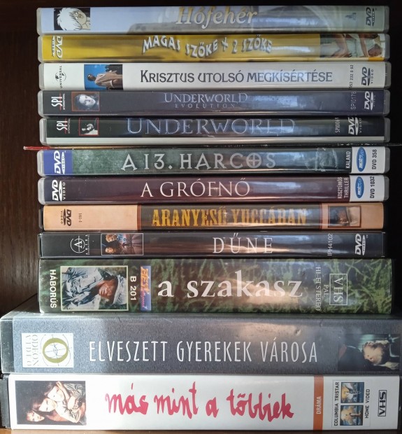 DVD, VHS filmek - magyar s klfldi 