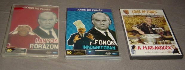 DVD - Louis de Funes ( 3 db)