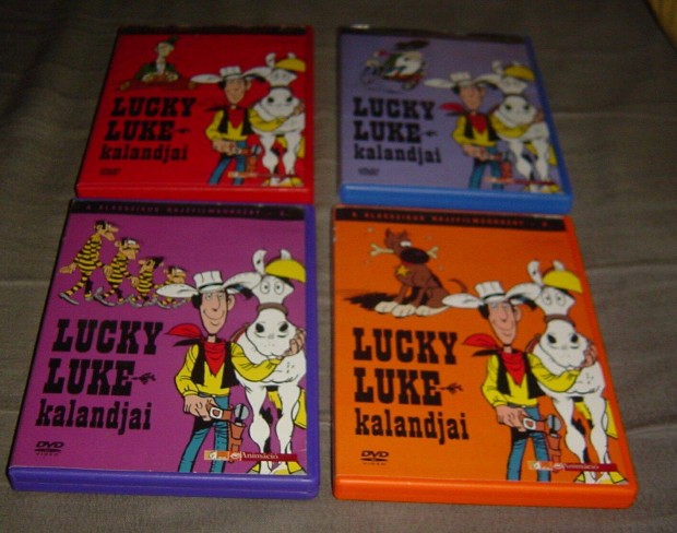 DVD - Lucky Luke kalandjai (4 db)