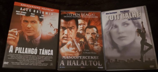 DVD akció film: A pillangó tánca Másodpercekre a haláltól Tuti balhé