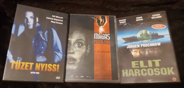 DVD akció film: Tüzet nyiss! Magas feszültség Elit harcosok