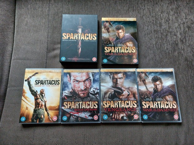 DVD csomag, kedvez r, Spartacus teljes sorozat egyben