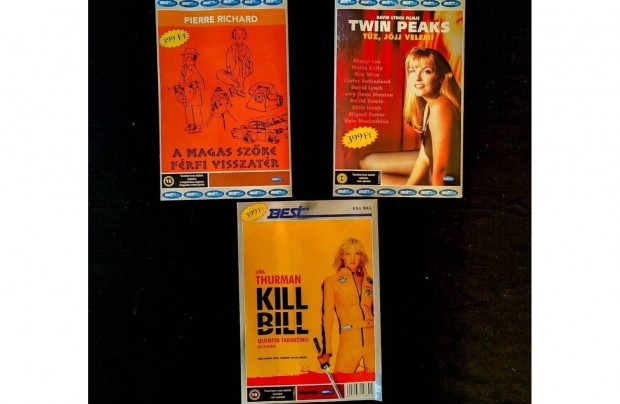 DVD-k Twin Peaks, Kill Bill, A magas szke frfi