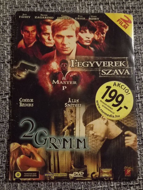 DVD film 2 Gramm, Fegyverek Szava j, bontatlan