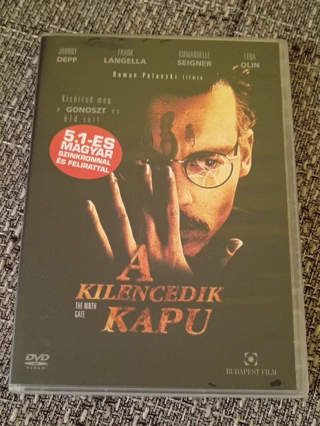 DVD film A Kilencedik Kapu Johnny Depp