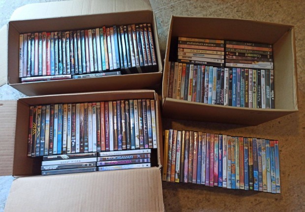 DVD film gyjtemny egyben elad.