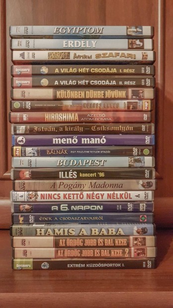 DVD filmek, 21 db