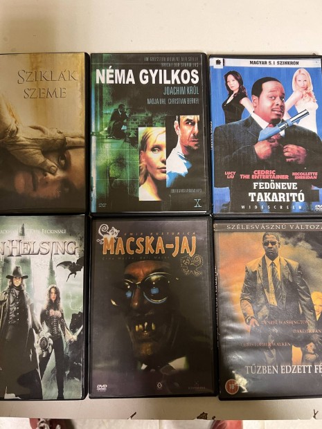 DVD filmek , akció- kaland , stb.