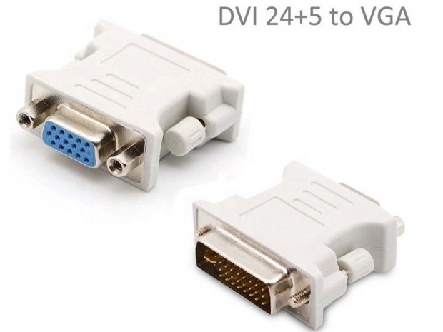 DVI - I APA  -  VGA ANYA csatlakoz adaptert