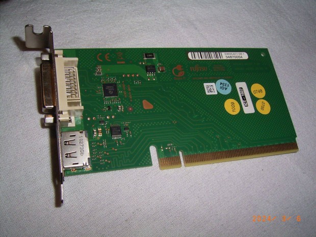 DVI s Display Port kimenet krtya Fujitsu Esprimo 7936E gphez