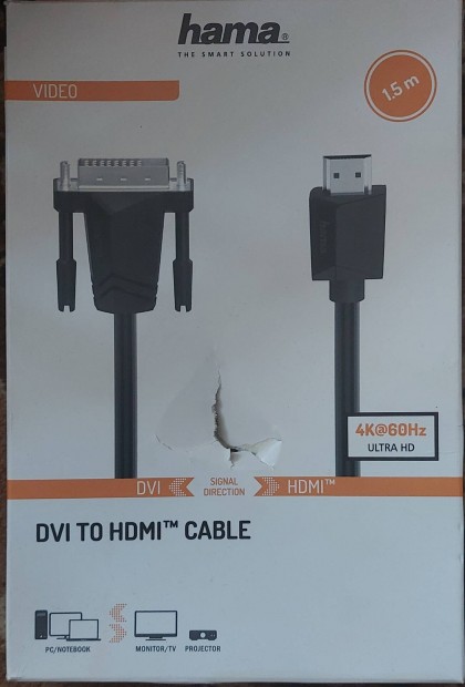 DVI to HDMI - kbel - Hama