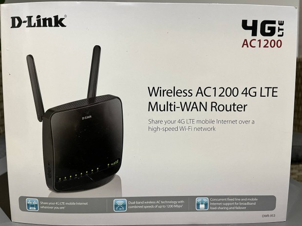 D-Link AC1200 4G LTE Multi WAN Router