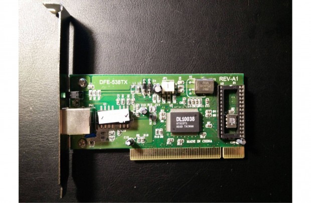 D-Link DFE-538TX retro PCI Fast Ethernet kártya