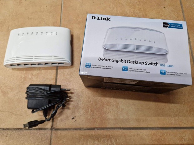 D-Link DGS-1008D 8-Port Gigabit Unmanaged Desktop Switch