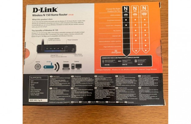 D-Link DIR-600 N150 WIFI 10/100 LAN router