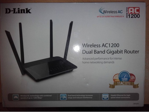 D-Link DIR-842-C3 Dual Band 1200Mbps Gigabit Router