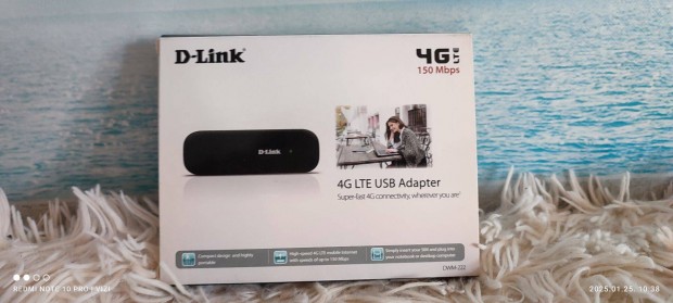 D-Link DWM-222 4G LTE USB Adapter Új, bontatlan