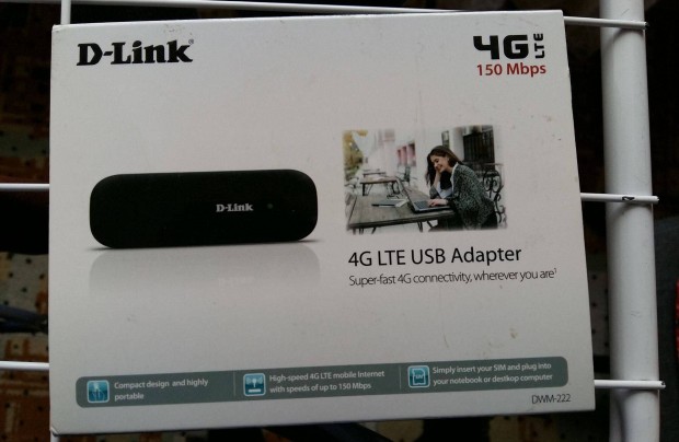 D-Link DWM-222 4G LTE USB modem (kártyafüggetlen)