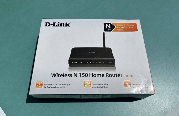 D-Link Wireless N 150 Home Router - eredeti bontatlan dobozban