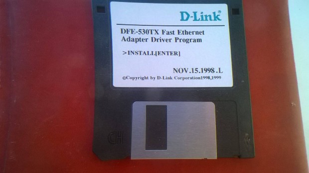 D-Link driver program kis floppyn