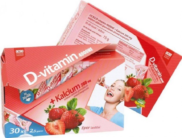 D-Vitamin + Kalcium Szjban Oldd Granultum