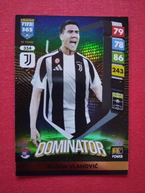 D. Vlahovic (Juventus) FIFA 365 2025 Power Dominator focis krtya