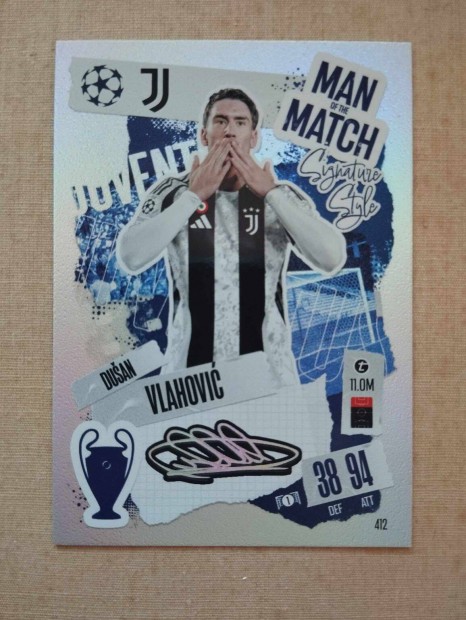 D. Vlahovic (Juventus) Man of the Match BL 2024/25 focis krtya