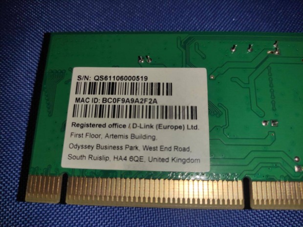 D-link Dge 528T Gigabit 2000Mbit rz 32 bit PCI hlzati krtya