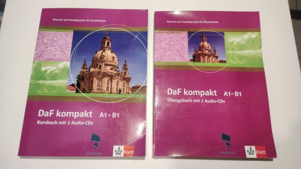 DaF kompakt A1-B1 nmet nyelvknyv, Kursbuch s bungsbuch