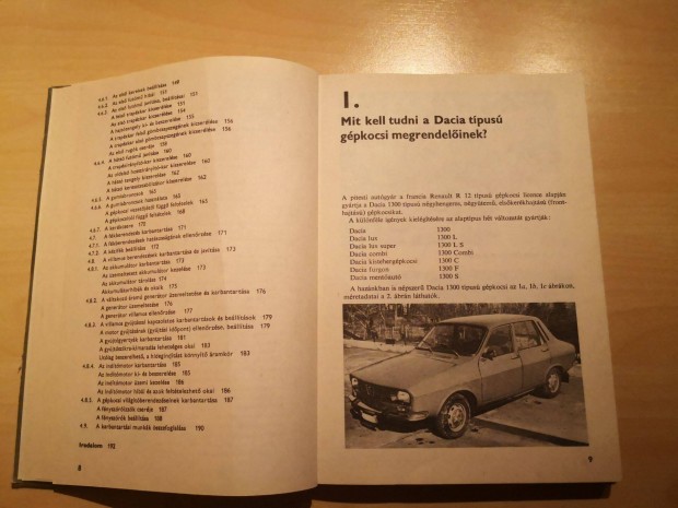 Dacia 1300 javtsi kziknyv 1986 vbl