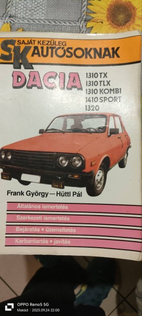Dacia 1310Tlx Szerelési kézikönyv
