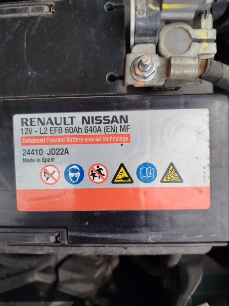 Dacia Lodgym gyári akkumlátor EFB Start-Stopps 640ah eladó!