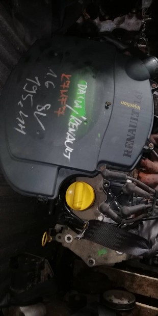 Dacia Renault 1.4 8V MPI K7J motor komplett garanciával