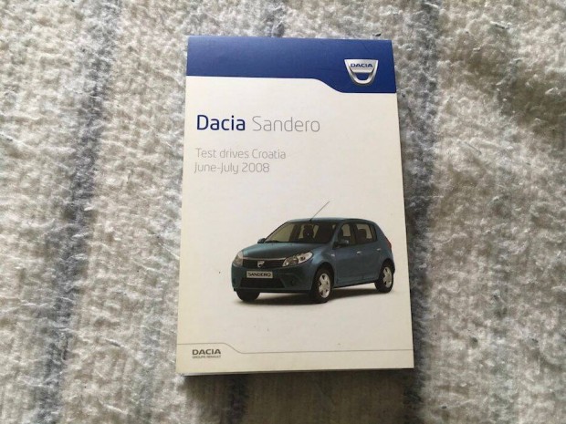 Dacia Sandero jegyzetfzet, kicsi notesz