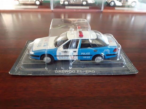 Daewoo Espero S del korejai police kisauto modell 1/43 Elad