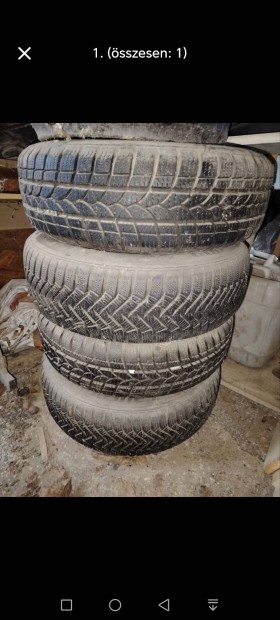 Daewoo Kalos felnik, téli gumikkal eladó!