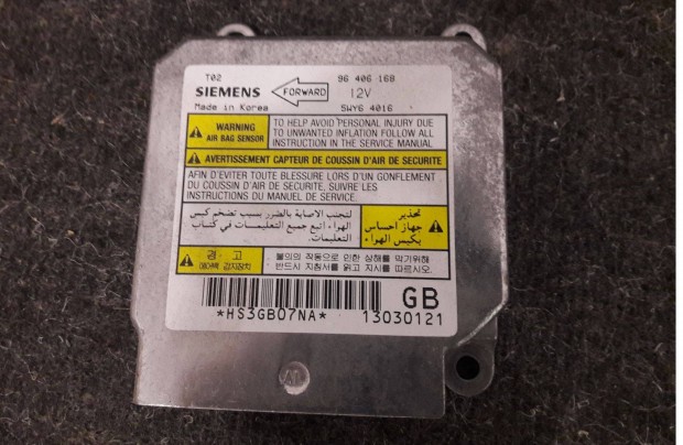 Daewoo Kalos légzsák elektronika