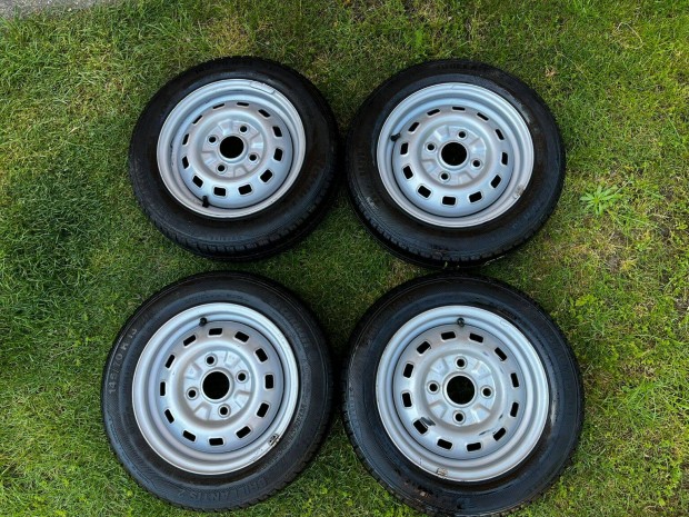Daewoo Matiz 4db gyári lemezfelni + gumi (4.5J x R13", ET45, 4x114,3)