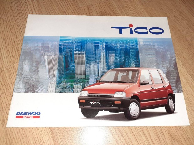 Daewoo Tico prospektus - 1995, angol nyelv